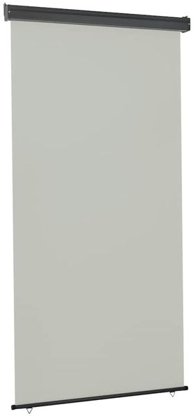 vidaXL Balkon-Seitenmarkise 125x250 cm Grau 48422
