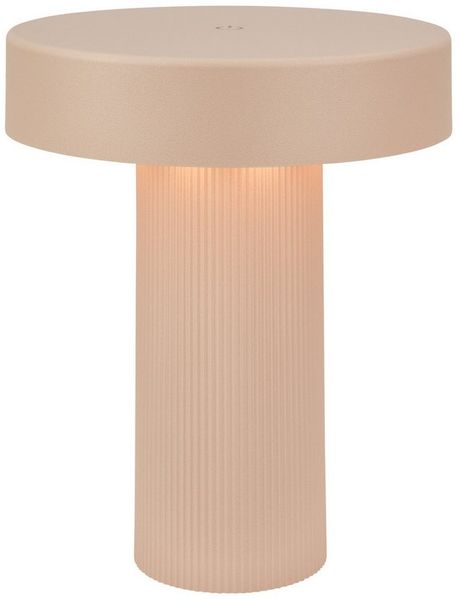 Briloner Leuchten LED Tischleuchte BITO, LED wechselbar, Warmweiß, 16x20 cm, Akku tauschbar, Indoor/Outdoor, Wohnzimmer, Balkon