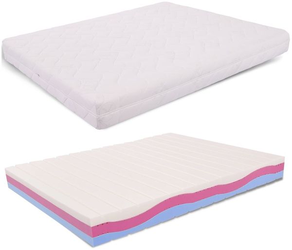 Ailime Matratze Lupin III Wellenprofil Doppelbett 160x190 Memory, Gel Waterfoam hoch 22 cm Bayscent-Bezug Abnehmbar