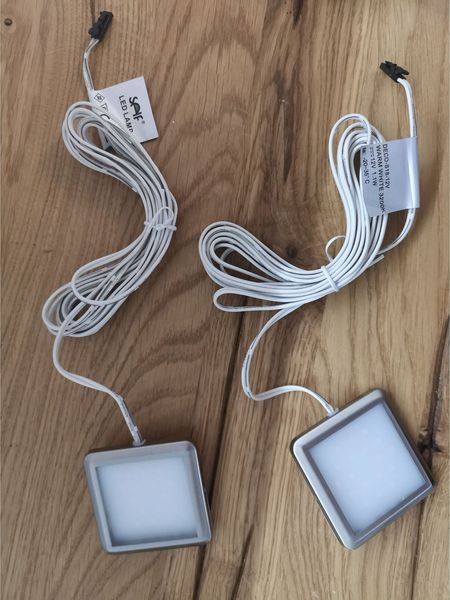 Aufbauleuchte quadratisch 12V DC/5W 4er Set