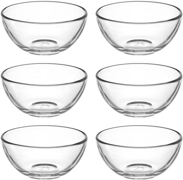 Leonardo Cucina Schale 6er Set, Schüssel, Schälchen, Dekoration, Glas, Ø 10 cm, 100 ml, 66325