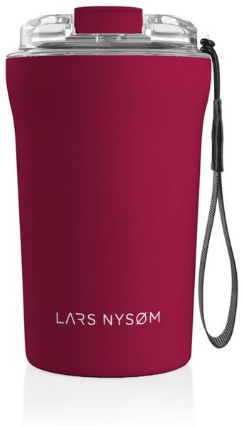 LARS NYSØM Thermobecher Rørelse, 1-tlg, Thermobecher m. Isolierung & Trageschlaufe: 4h heiß/8h kühl