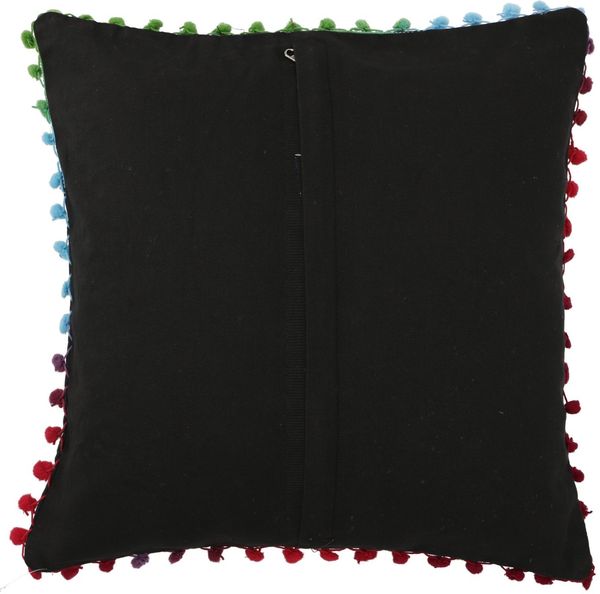 Guru-Shop Kissenbezüge Boho Kissenhülle, farbenfrohes besticktes..