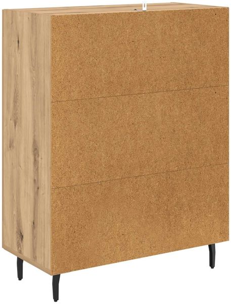 vidaXL Sideboard Artisan-Eiche 69,5 x 34 x 90 cm Verbundholz und Eisen 881607 Bild 8