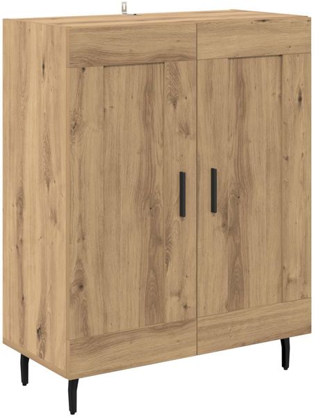 vidaXL Sideboard Artisan-Eiche 69,5 x 34 x 90 cm Verbundholz und Eisen 881607 Bild 2