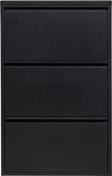 Schuhschrank Sabine aus Metall, Schwarz Bild 3