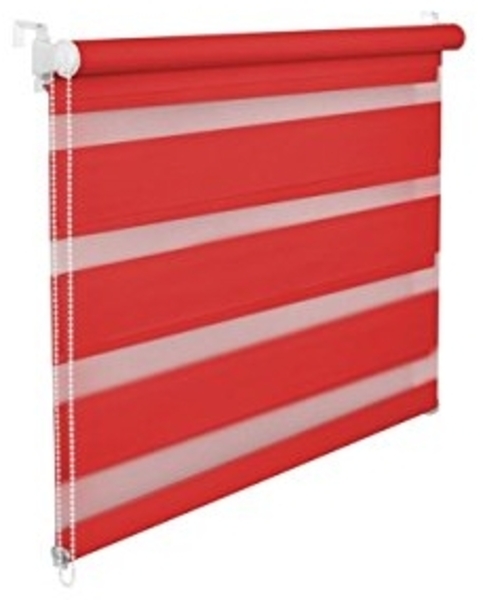 Massanfertigung Doppelrollo Fensterrollo Sichtschutzrollo bis 200 cm Breite und 200 cm Länge weiss l Bild 4