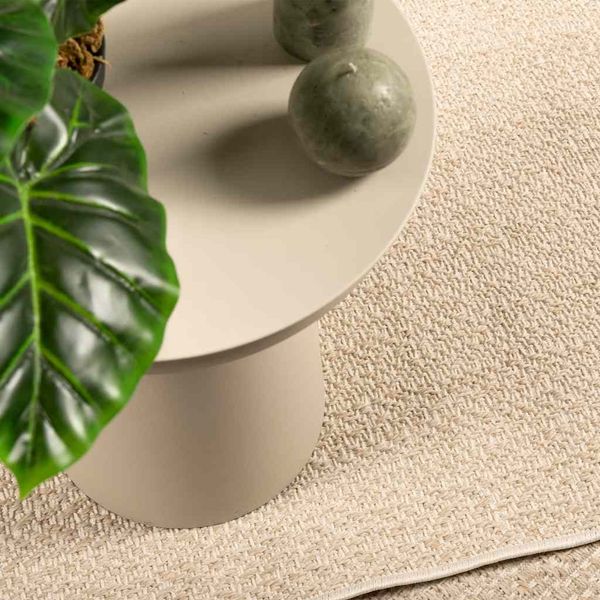 vidaXL Teppich ZIZUR Beige 80x250 cm Jute-Optik Indoor und Outdoor 4010391