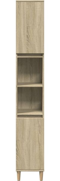 vidaXL 3-tlg. Badmöbel-Set Sonoma-Eiche Holzwerkstoff 3307670 Bild 5