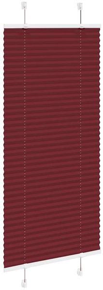 vidaXL Plissee Bordeauxrot 65x100 cm Stoffbreite 64,4 cm Polyester 4015221 Bild 3