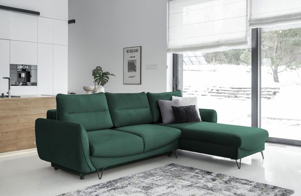 Wohnideebilder Silva Dunkelgrün Couchgarnitur CO-SIL-RT-35NU