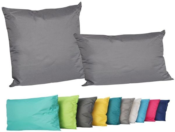 JACK Dekokissen 2er Set Outdoor Lounge Deko Kissen Set 45x45cm + 30x50cm Inkl. Füllung, mit Lotus-Effekt, Robust, Strapazierfähig, für Innen & Außen geeignet