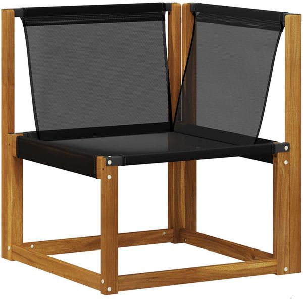 vidaXL Outdoor-Sofagarnitur mit Kissen 9 pcs Natürlich und Hellgrau 3368978 Bild 8