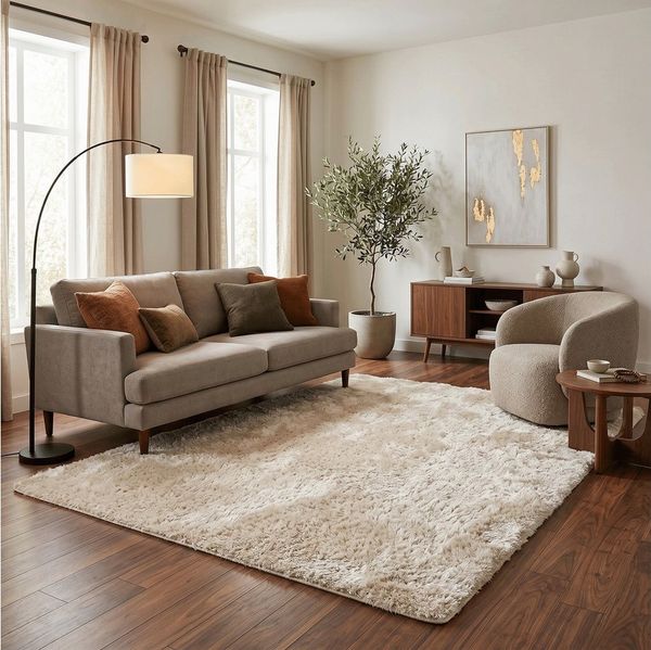 Snapstyle Hochflor-Teppich Hochflor Shaggy Teppich Luxus Feeling Mix, Rechteckig, Höhe: 48 mm