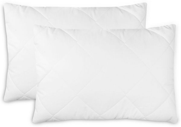 ZOLLNER Kopfkissen, Füllung: 100% Silikonisierte Polyesterhohlfaserbällchen, Spar-Set, 30 x 40 cm, 50% Polyester, 50% Baumwolle, vom Hotelwäschespezialisten