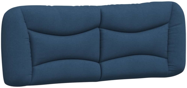 vidaXL Bettgestell mit LED ohne Matratze "Hvar" Blau 140x190 cm Stoff 3213703 Bild 9