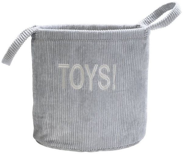 Beeztees Tierkorb Puppy Spielzeugkorb Suus grau