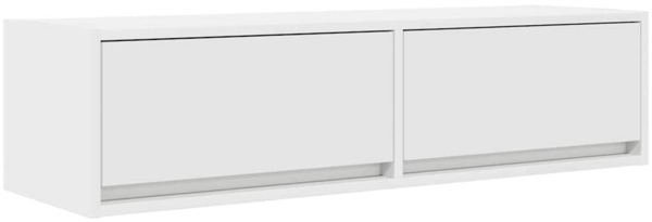 vidaXL TV-Schränk mit Schubladen Weiß 100 x 31 x 25,5 cm Holzwerkstoff 861526