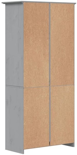 vidaXL Bücherregal 5 Fächer BODO Grau 82x40x173 cm Massivholz Kiefer 355082 Bild 5