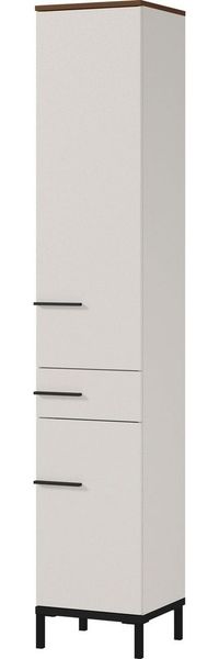GERMANIA Hochschrank Yonkers Hochwertige ABS-Kanten, Steggriffe und hohe Füße, Türdämpfung