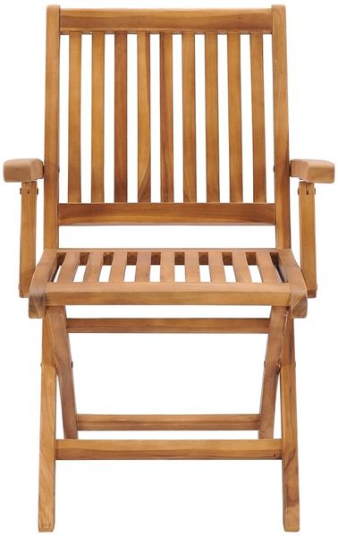 vidaXL Klappbare Gartenstühle mit Kissen 4 Stk. Massivholz Teak 3072746 Bild 4