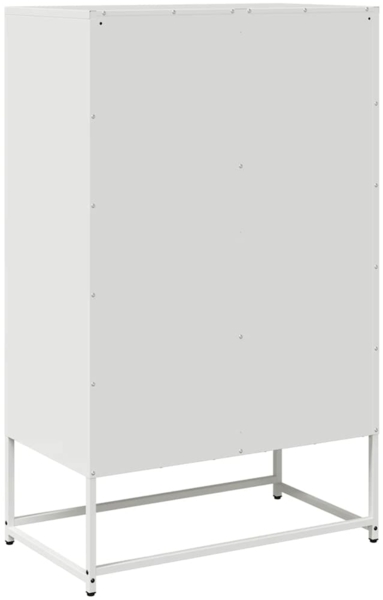 vidaXL Highboard Weiß 68x39x111,5 cm Stahl 853367 Bild 7