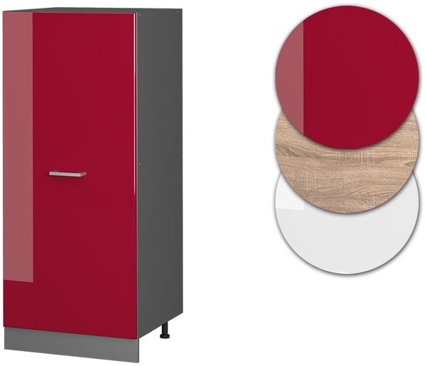 Vorratsschrank R-Line Rot Hochglanz 60 cm Vicco Bild 6