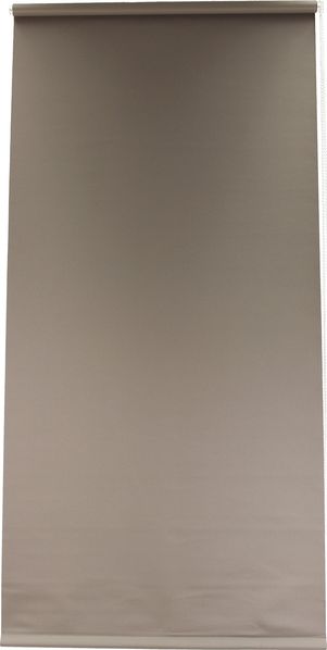 Seitenzugrollo verdunkelnd Ready to Fix Klemmfix Fensterrollo ohne Bohren 120 x 160 cm braun