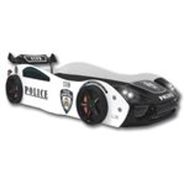 Autobett Kinderbett "Police" 90x200 inkl. Lattenrost