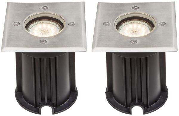 2er Set LED Bodeneinbaustrahler für die Einfahrt STYLE