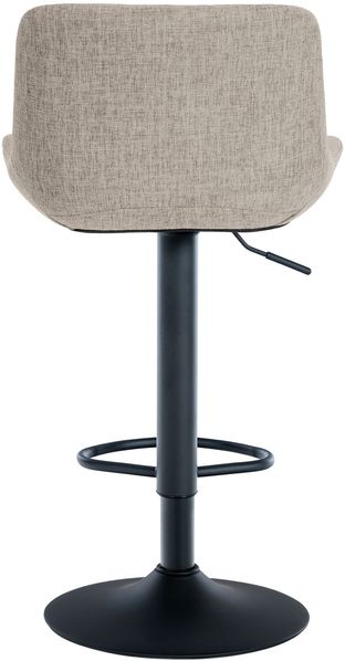 CLP 2er Set Barhocker Tover 360° drehbar und in der Höhe verstellbar,taupe Stoff Bild 6