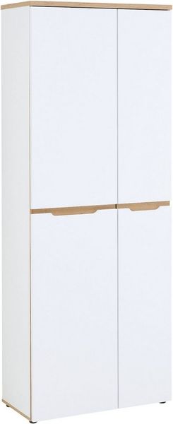 Büroschrank MEMPHIS 2-türig WH01 Front Weiß supermatt