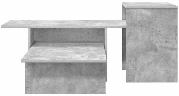 Konsolentisch, Beistelltisch, Konsole Beton Grau 91,5 x 35 x 38,5 cm Holzwerkstoff Bild 5