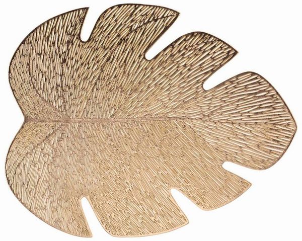 Douceur d'intérieur Tischdecke Tischset in Blattform, 36 x 46 cm (Tischdecken 1-tlg)