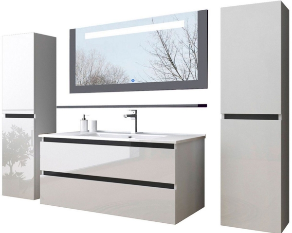 TEXAS Boxspringbett 180x200 cm H3 Schwarz oder Anthrazit