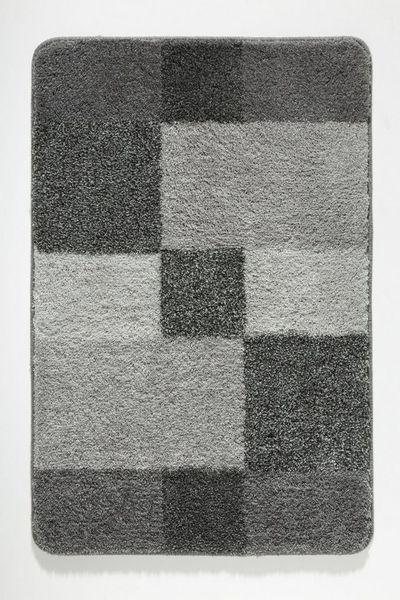 Kleine Wolke Badematte Kleine Wolke Badteppich JOANA LBH 120x70x2 cm silber Badematte