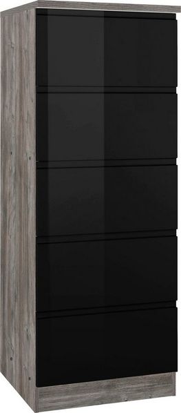 KOCHSTATION Vorratsschrank KS-Virginia 60 cm breit, mit 5 Auszügen