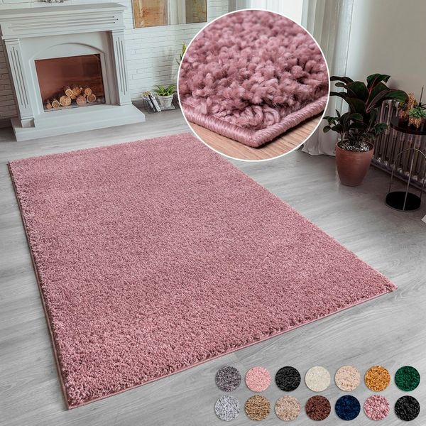 OTTO home Hochflor-Teppich Viva Shaggy, in Standard- und Premium-Qualität, 30 mm oder 45 mm Höhe, rechteckig, Uni Farben, einfarbig, weich, kuschelig, Läufer, Kundenliebling