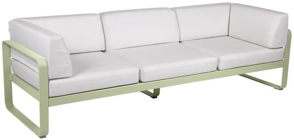 Bellevie 3-Sitzer Club Sofa Outdoor 65 Lindgrün 81 Grauweiß