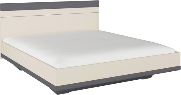 rauch Futonbett Bett Doppelbett Holzbett SAJO, mit Farb-Absetzungen in komfortabler Sitzhöhe MADE IN GERMANY