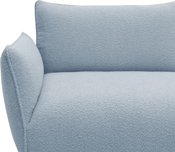 DOMO. collection Ecksofa 800 022, Modulsofa in L-Form mit Taschenfederkern und attraktiver Biese-Naht, Sofa, Polsterecke, Eckcouch 276 x 168 x 79 cm (BxTxH), hellblau Bild 6