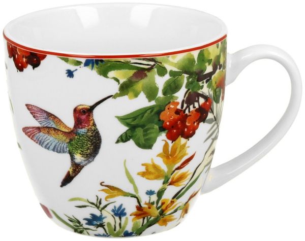 DUO FLORAL Becher 460 ml LINNEA in Tragetasche, New Bone China Porzellan Bild 2