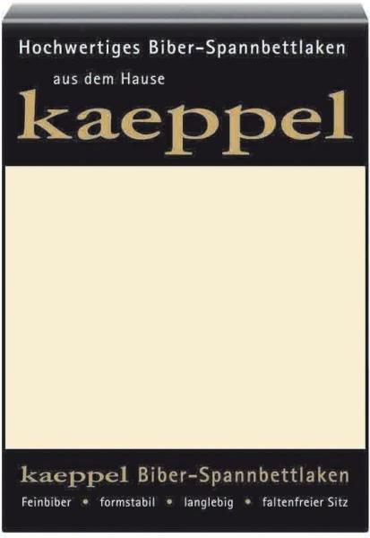 Kaeppel Biber Spannbettlaken Einfarbig Leinen 180x200 cm - 200x200 cm