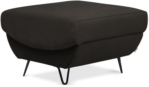 Wohnideebilder Silva Dunkelbraun Fußhocker PU-SIL-22NU