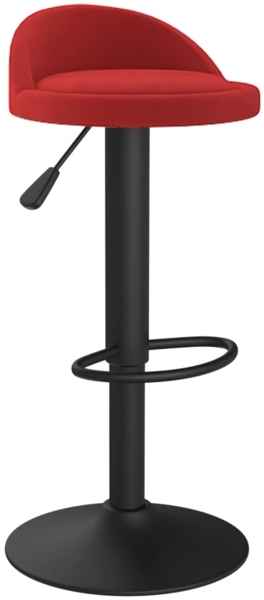 vidaXL Barhocker Weinrot Samt 333596