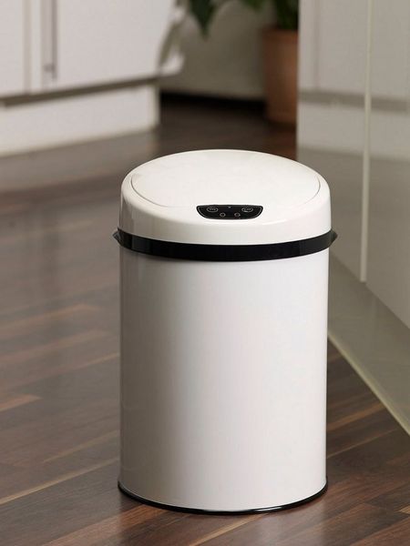 ECHTWERK Mülleimer INOX BRUSHED, Infrarot-Sensor, Korpus aus Edelstahl, Fassungsvermögen 9 Liter