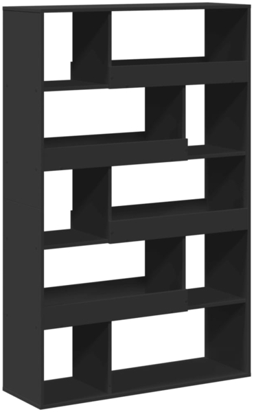 vidaXL Raumteiler Schwarz 100x33x156,5 cm Holzwerkstoff 3309493