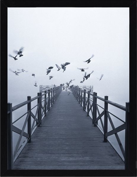 Dekoria Wandbild Foggy Lake II 30x40cm
