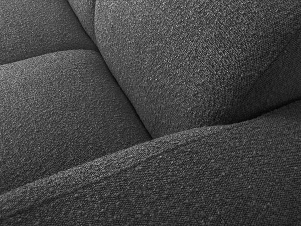 Micadoni Ecksofa Molino 6-Sitzer Rechts Boucle Dunkelgrau Bild 4