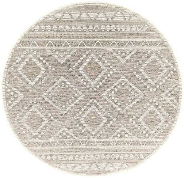 the carpet Teppich Calgary, rund, Höhe: 1 mm, moderner robuster In und Outdoor Teppich